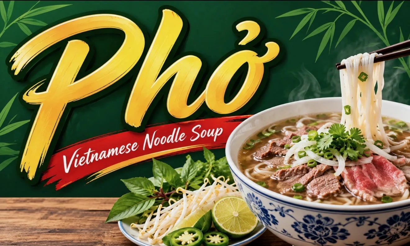 Phở — Vietnamese noodle soup
